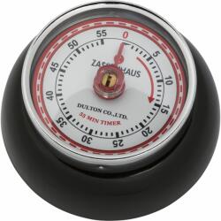 Zassenhaus 72310 Mechanikus Retro Acél konyhai időzítő - Fekete (72310) (72310)