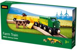 BRIO 33404 Farm vonat 2 vagonnal (NTTD-33404) (NTTD-33404)