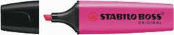 STABILO BOSS ORIGINAL szövegkiemelő 1 db Vésőhegyű Rózsaszín (54K001W) (54K001W)