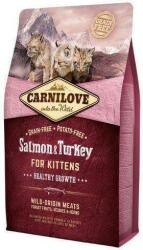 CARNILOVE Cat Kitten Salmon & Turkey - Healthy Growth - Lazac és Pulyka Hússal 400g (VAT006430) (VAT006430)