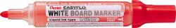 Pentel Táblamarker 2mm, kerek, utántölthető Easyflo piros (MW50M-BO) (MW50M-B) (MW50M-B)