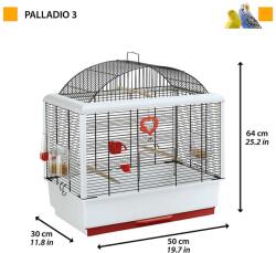 Ferplast Kalitka kismadaraknak PALLADIO 3 - 50 x 30 x 64 cm