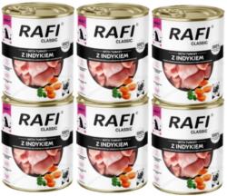 Dolina Noteci DOLINA NOTECI Rafi Classic nedves kutyatáp pulykával 6x800g