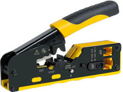 LogiLink Krimpelő szerszám CAT5/6/6A/7 & PASS THROUGH csatlakozókhoz