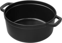 Staub La Cocotte Sütőedény - 20 cm, Kerek, Fekete