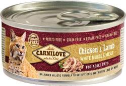 CARNILOVE Cat Chicken & Lamb Can- Csirke és Bárány Hússal Konzerv 100g (VAT009267) (VAT009267)
