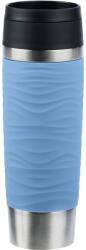 emsa Travel Mug Waves Grande Termosz Bögre - 500 ml, Világoskék