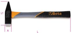 Beta Tools Beta 1370T 1000 Lakatos Kalapács Német Modell Műanyag Nyéllel (1370T/1000) (1370T/1000)