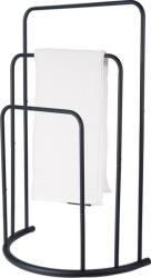 Bathroom Solutions fekete fém álló törülközőtartó 49, 5 x 75 cm (C80621440) (C80621440)