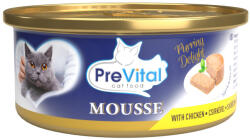 PreVital Mousse konzerv felnőtt macskák számára csirkével 12x85g