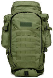 DRAGOWA Tactical Taktikai hátizsák Zenith 70 L, olívazöld