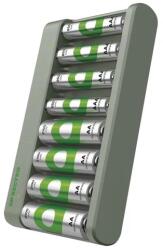 GP Akkumulátor tölthető elem töltő Eco E821 + 4× AA 2100 + 4× AAA 850 B50829 (B50829)