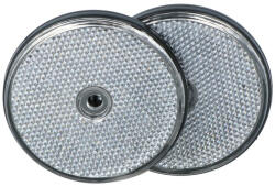 CARPOINT kerek fehér prizma - 70mm - párban