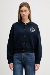 Tommy Hilfiger felső sötétkék, nyomott mintás, WW0WW47847 - sötétkék S