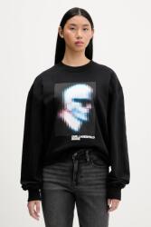 Karl Lagerfeld Jeans pamut melegítőfelső - fekete L - answear - 61 990 Ft