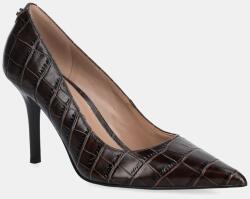 Guess bőr tűsarkú PRINDY barna, FLFPRN LEP08 - barna Női 41