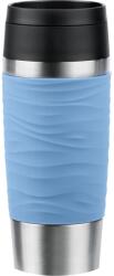 emsa Travel Mug Waves Termosz Bögre - 360 ml, Kék