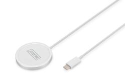 ASSMANN DA-10080 MagSafe Vezeték Nélküli Töltő - 15 W, Fehér (DA-10080)