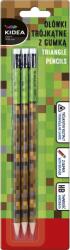 Globo Game Háromszög HB Grafit Ceruza Radírral - 3 db-os (otguna3ka_20220620163338) (otguna3ka_20220620163338)