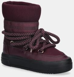 Tommy Hilfiger hócipő SNOW BOOT WATER REPELLENT - burgundia Női 40