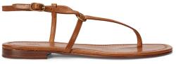 Ralph Lauren bőr szandál Plo Rng Br Sandal - barna Női 41