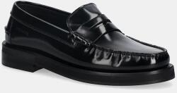 Tommy Hilfiger bőr mokaszin CLASSIC HIGH HILFIGER ABRA LOAF fekete, FM0FM05624 - fekete Férfi 44