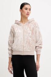GUESS felső bézs, nyomott mintás, kapucnis, V5BQ02 K1922 - bézs L