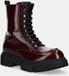 Calvin Klein Jeans gyerek bakancs - burgundia 36