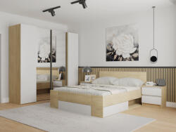  LORIS hálószoba garnitúra - cremona tölgy / fehér (10000016470)