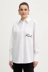 KARL LAGERFELD pamut ing - fehér 34 - answear - 80 990 Ft