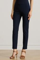 Lauren Ralph Lauren nadrág női, sötétkék, közepes derékmagasságú egyenes - sötétkék 38