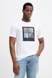 BOSS Orange pamut póló - fehér S - answear - 31 990 Ft