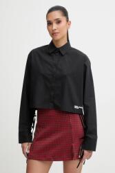 Karl Lagerfeld Jeans pamut ing - fekete S - answear - 52 390 Ft