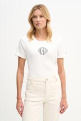 Tommy Hilfiger pamut póló bézs, WW0WW47880 - bézs XL