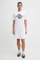 Karl Lagerfeld Jeans pamut ruha - fehér L - answear - 40 990 Ft