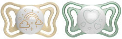 CHICCO Physio Light szilikonos éjszakai cumi 2-6h, 2db