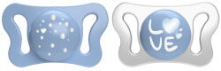 CHICCO Physio Micro szilikon cumi 0-2m fiú 2 db - vitalcafe