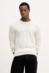 KARL LAGERFELD gyapjú pulóver könnyű, barna, 554399.655000 - bézs XXL