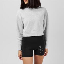 PUMA Суичър Puma Women's HYROX World Cropped Hoodie - Puma Grey