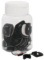 XLC BR-X08 öntapadós bowdenház, fékvezeték tartó, pattintós, műanyag, 1 db, fekete