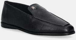 Tommy Hilfiger bőr mokaszin TH LEATHER LOAFER - fekete Női 41