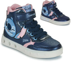 GEOX Pantofi sport stil gheata Fete J SKYLIN GIRL STITCH Geox albastru 25
