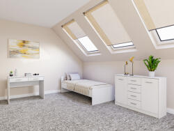  Hálószoba garnitúra Novsore 149 (Fehér)