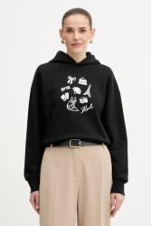 KARL LAGERFELD pamut melegítőfelső - fekete S - answear - 80 990 Ft