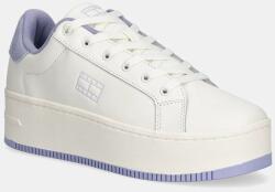 Tommy Hilfiger bőr sportcipő TJW FLATFORM ESS MU - fehér Női 38