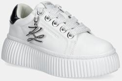 KARL LAGERFELD bőr sportcipő KREEPER LO - fehér Női 35 - answear - 60 990 Ft