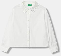 United Colors of Benetton gyerek ing pamutból - fehér 150