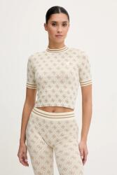 Guess t-shirt RHOMBUS - bézs XS/S - answear - 22 990 Ft