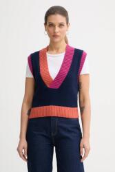 Benetton mellény gyapjúkeverék - sötétkék M - answear - 27 990 Ft