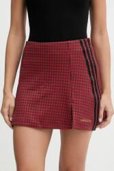 adidas Originals szoknya Tailored piros, mini, harang alakú, JW0253 - piros XS